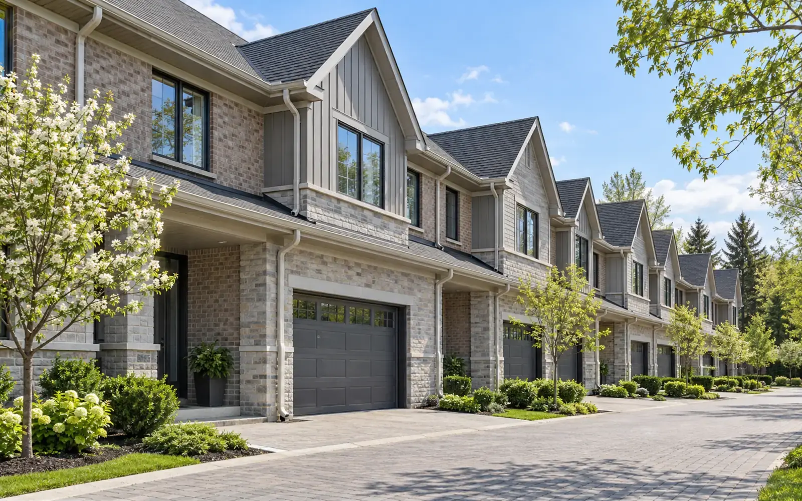 Repeated townhouse elevations benefit from consistent labels while still being assessed individually.