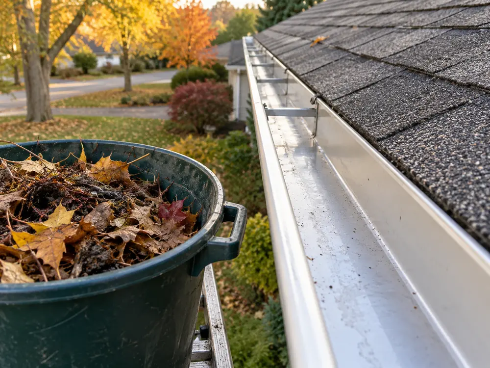 Removed debris and a cleared run are only part of maintenance; outlets and visible condition also matter.