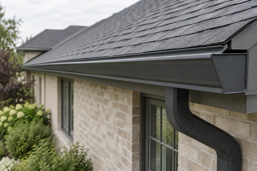Long exterior runs still depend on suitable outlets, secure support and complete downspout routes.