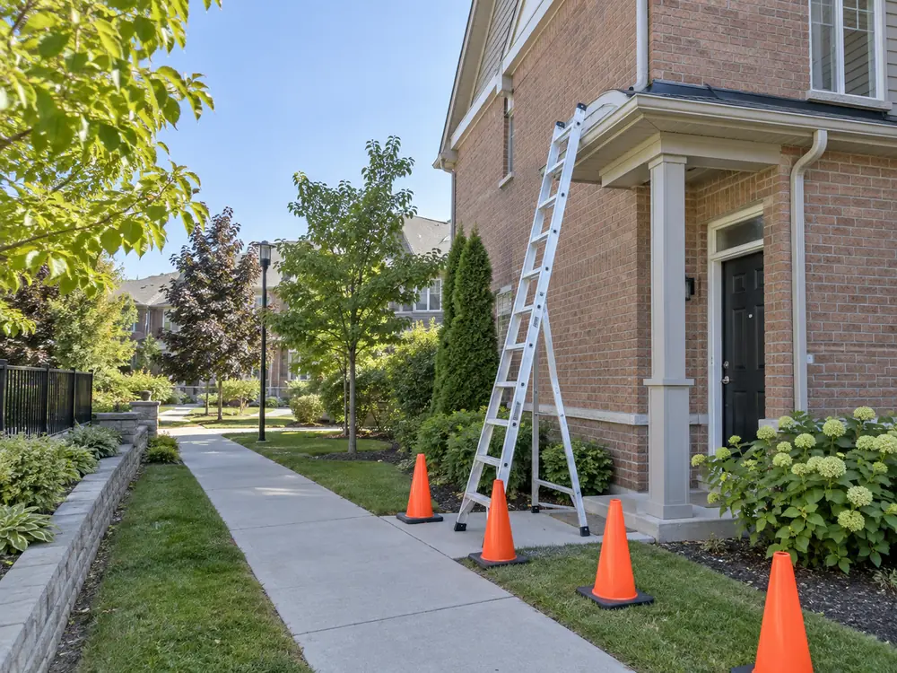 Occupied-property access and repeated rooflines require a location system, not a single undifferentiated request.
